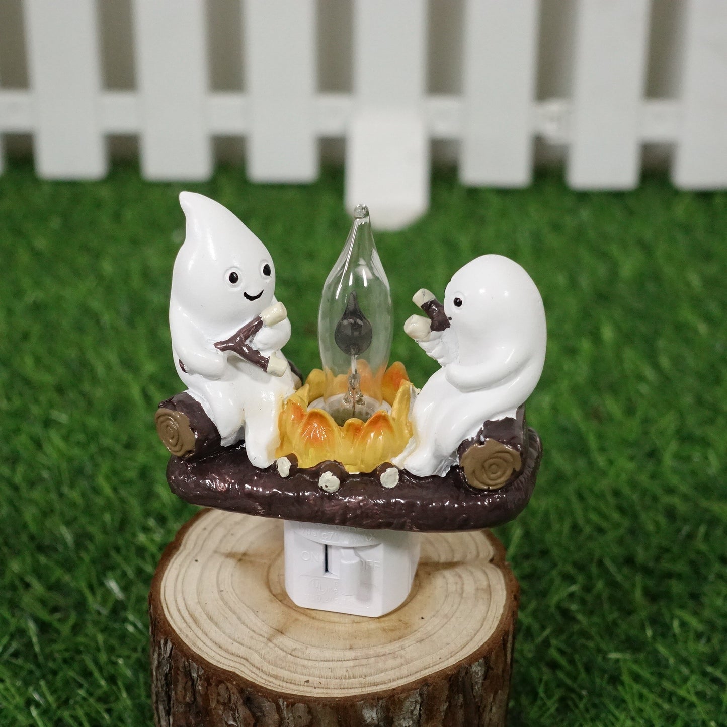 Ghost Campfire Flickering LED Night Light