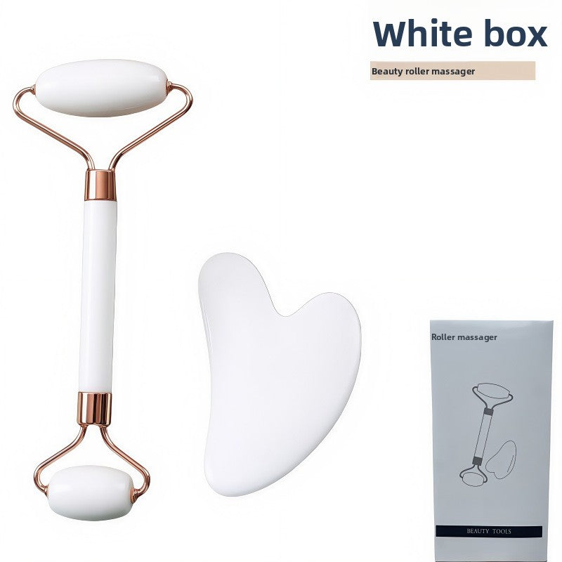 Facial Roller & Scraper Massage Set