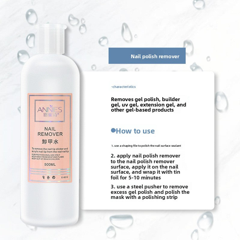 Press Bottle Nail Polish Remover and Cleaning Water