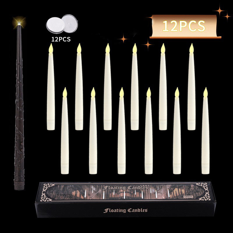 LED Floating Pencil Candle - Remote Controlled for Wedding Decor and Major Events