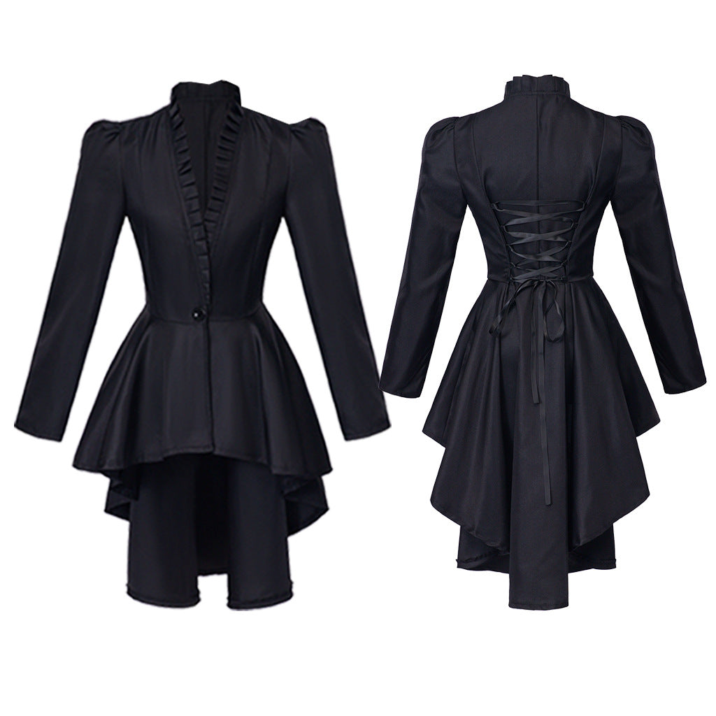Victorian Steampunk Women's Tuxedo Dress