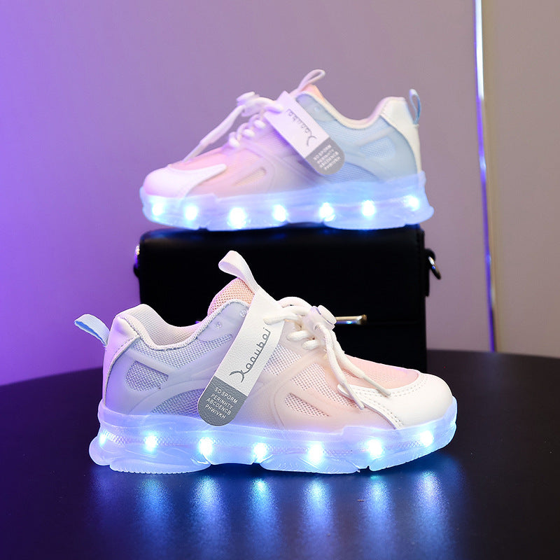 Rechargeable LED Light Up Shoes for Kids - Boys & Girls