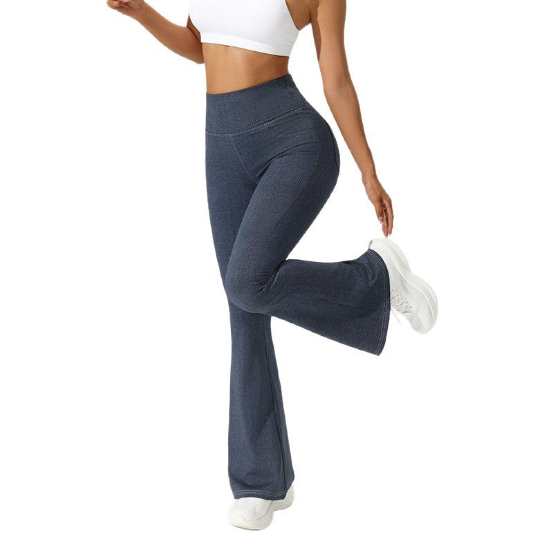 Women's High Waist Flared Pants