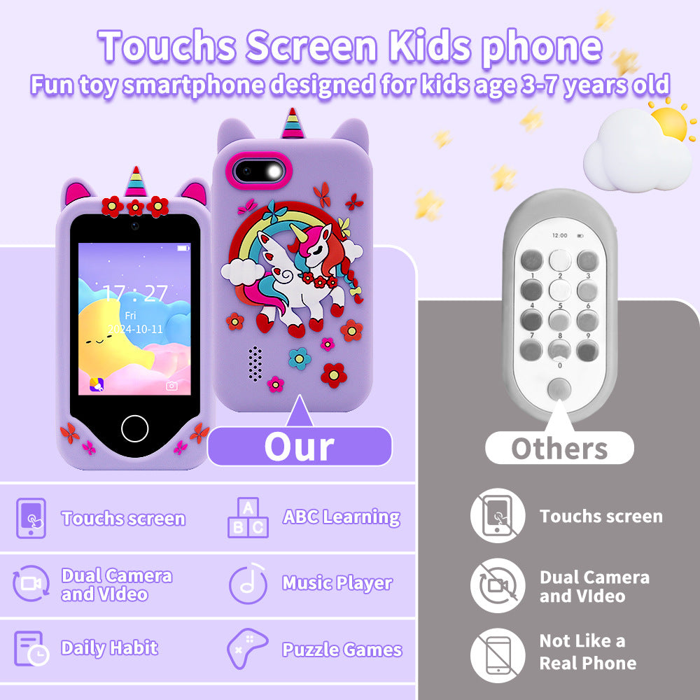 Dual-Camera Touch Screen Phone Kids Educational Toy