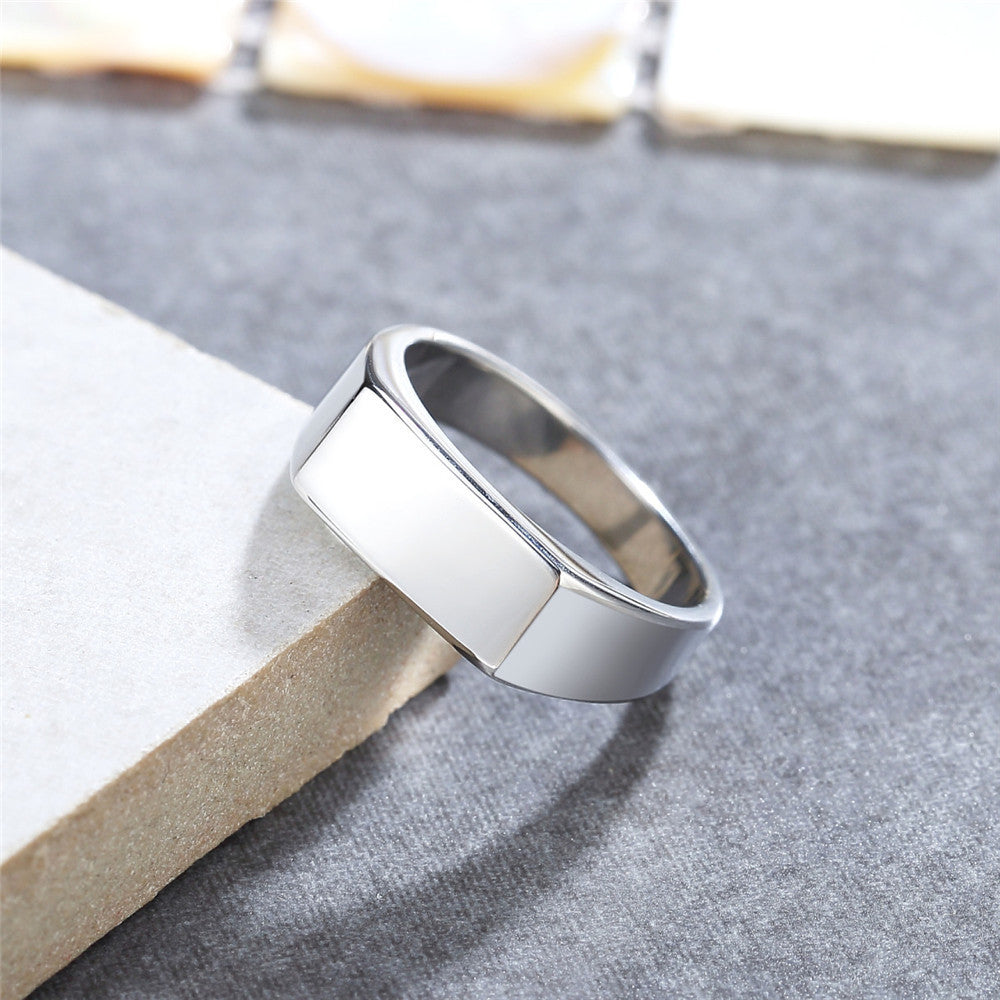 Square Seal Titanium Steel Ring