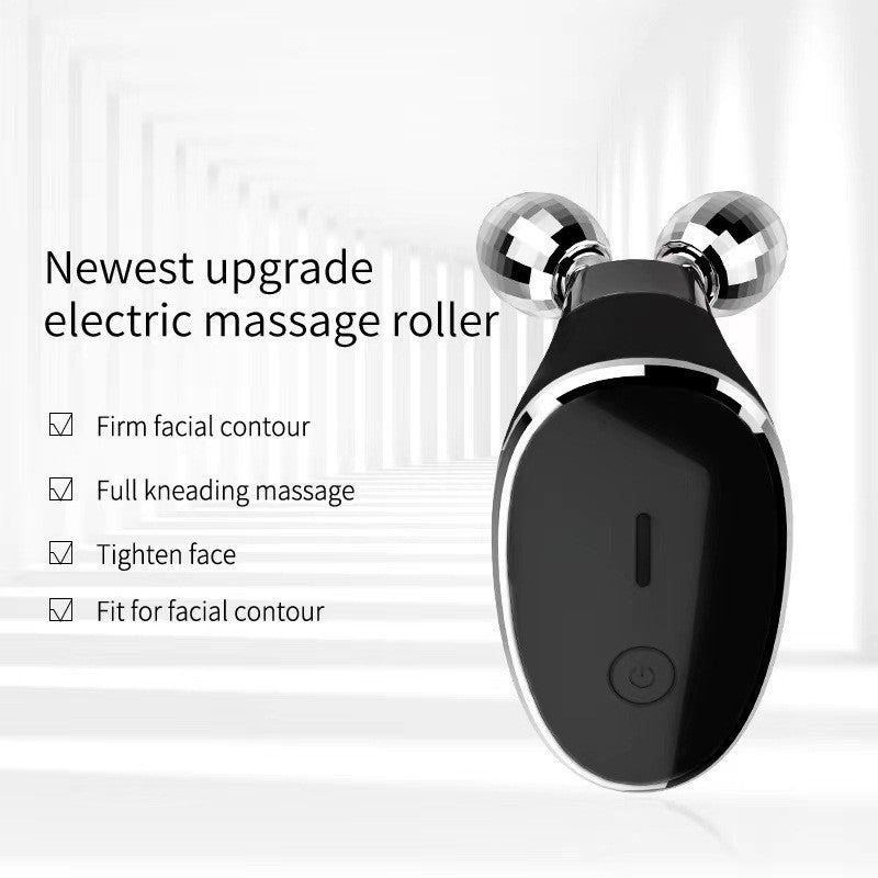 Electric Dual-Ball Roller Facial Massager
