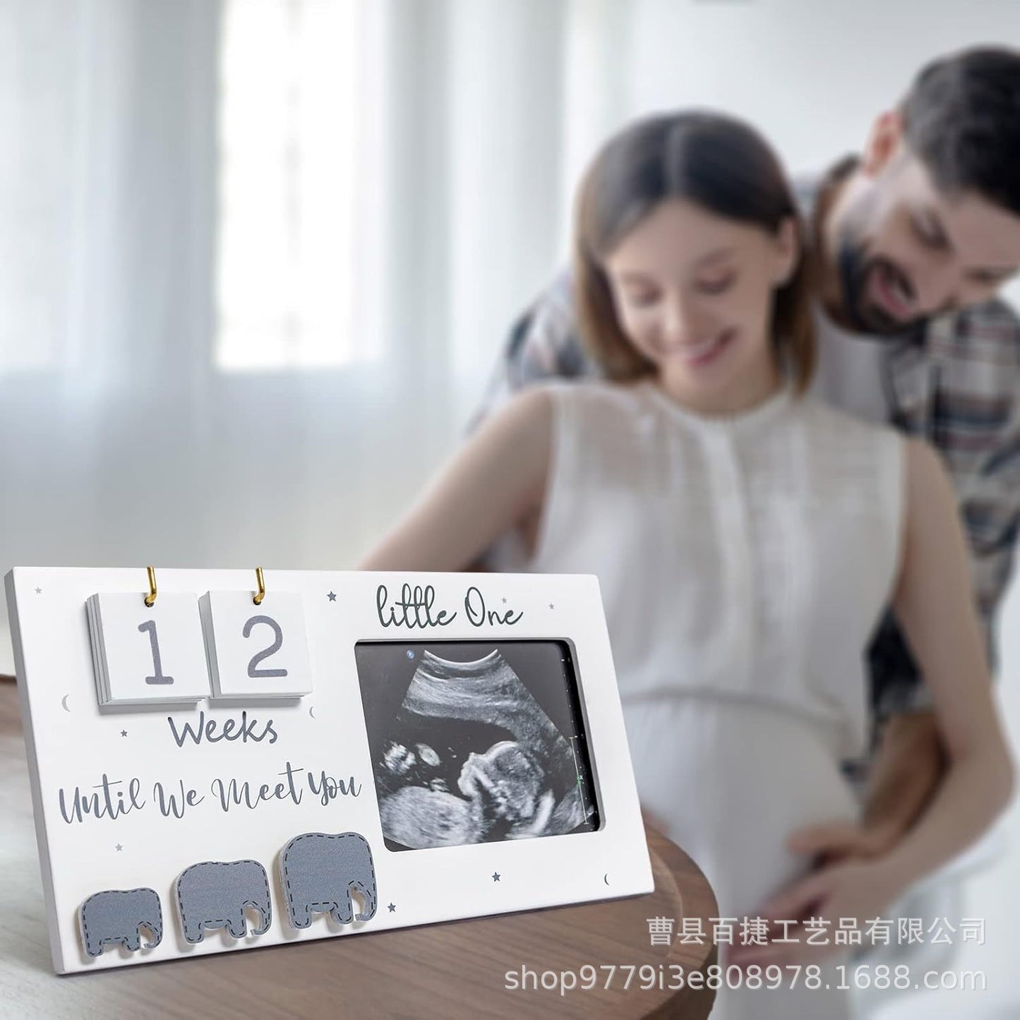 Ultrasonic Photo Frame Ornament - Pregnancy Gift