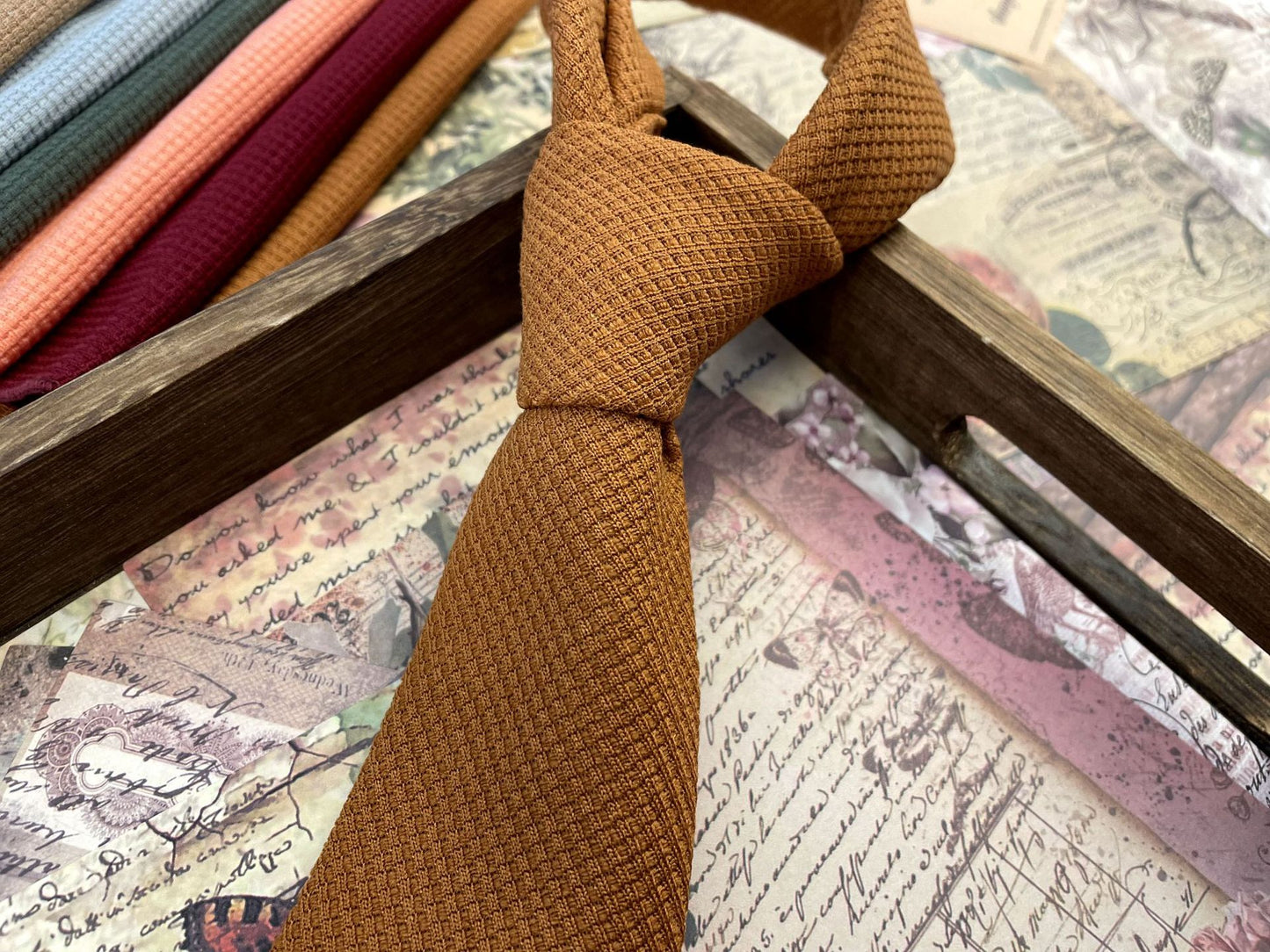 Cotton Knit Tie