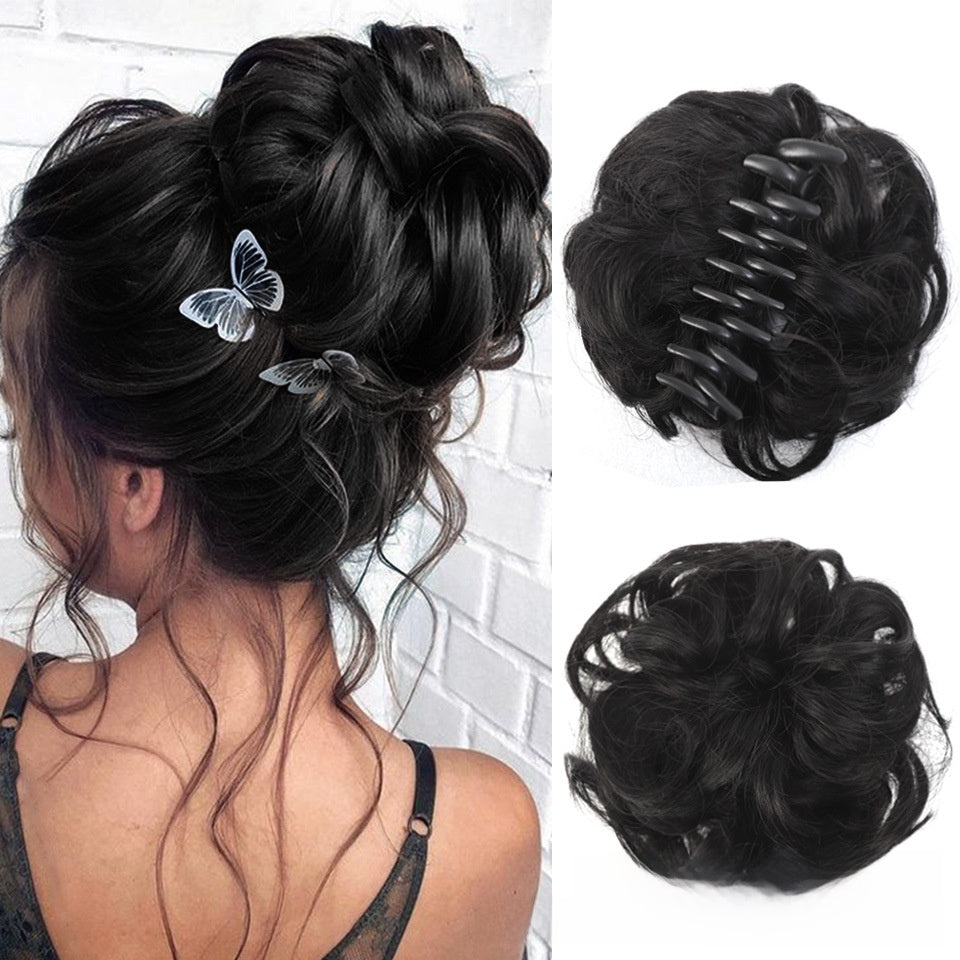 Synthetic Hair Clip Bun