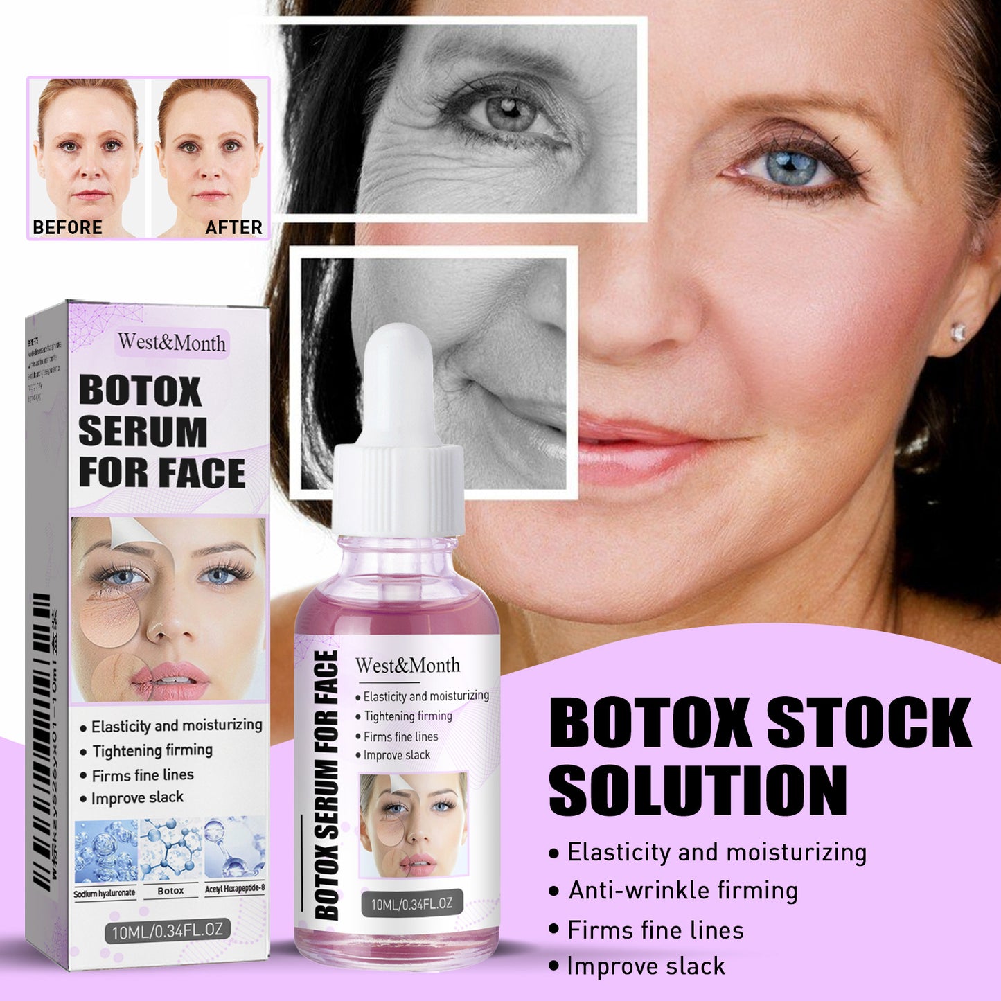 Anti-Wrinkle Essence for Skin Firming and Fine Line Reduction