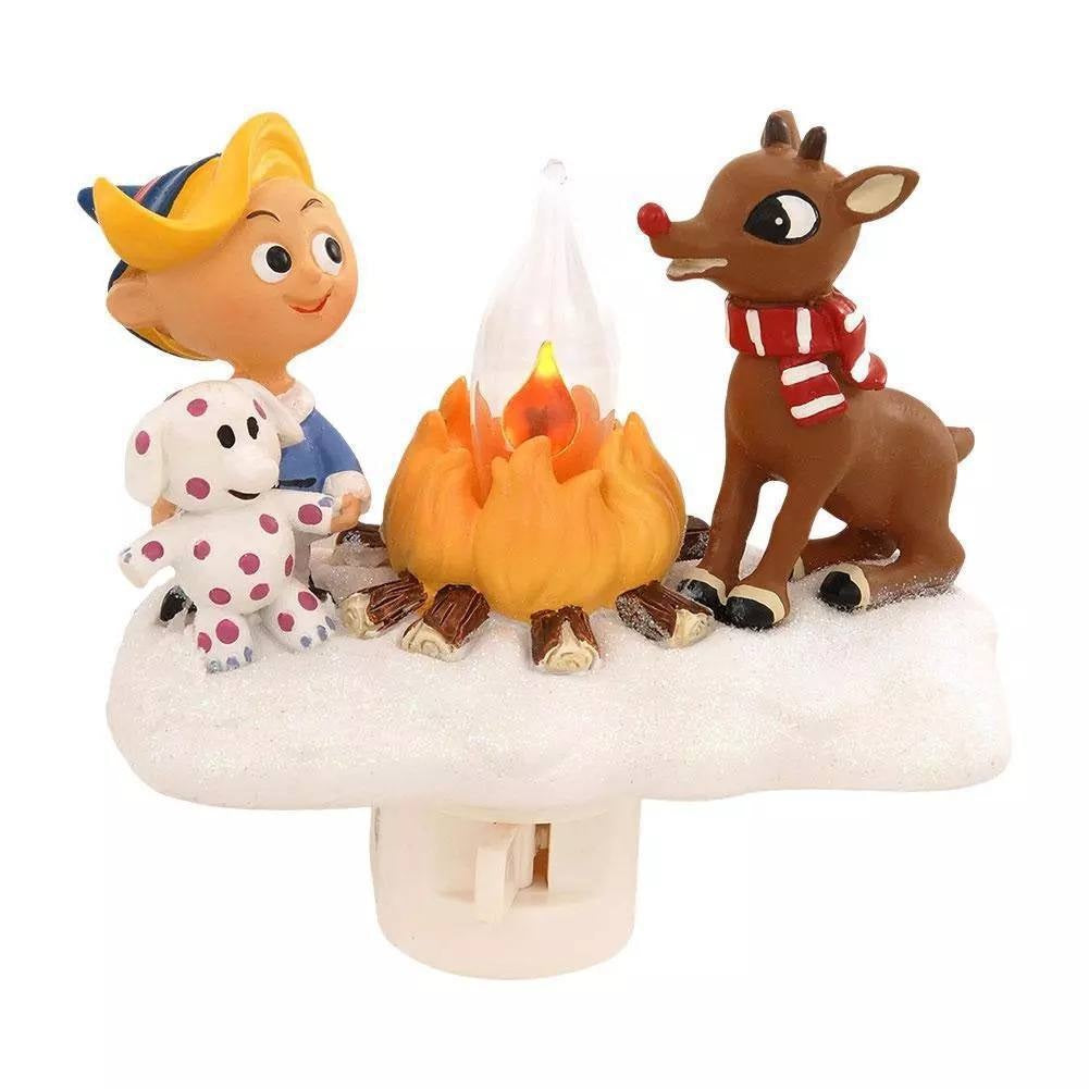 Ghost Campfire Flickering LED Night Light