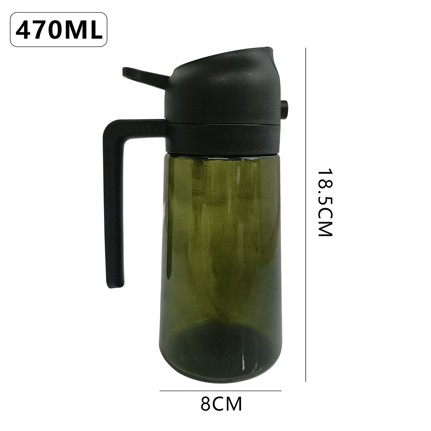 Dual-Purpose Light-Proof Glass Oil Bottle