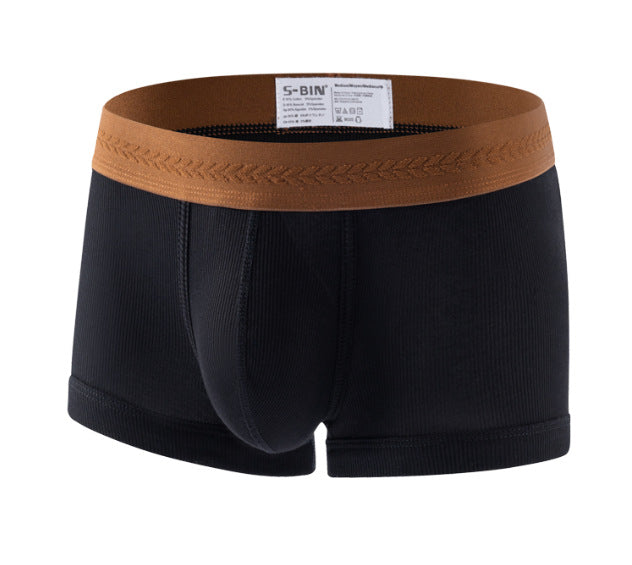 Men's Cotton U-Convex Boxer Briefs