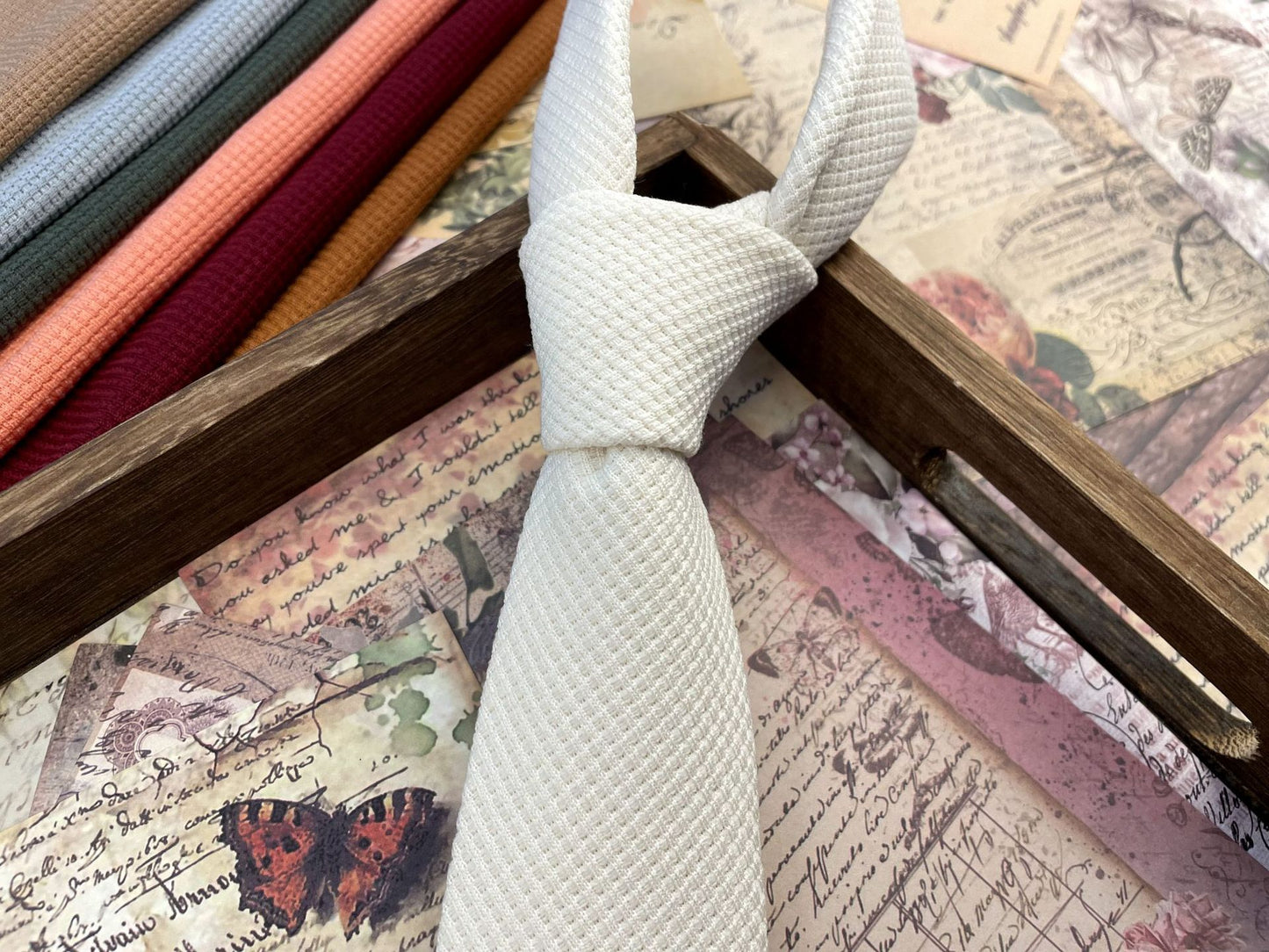 Cotton Knit Tie