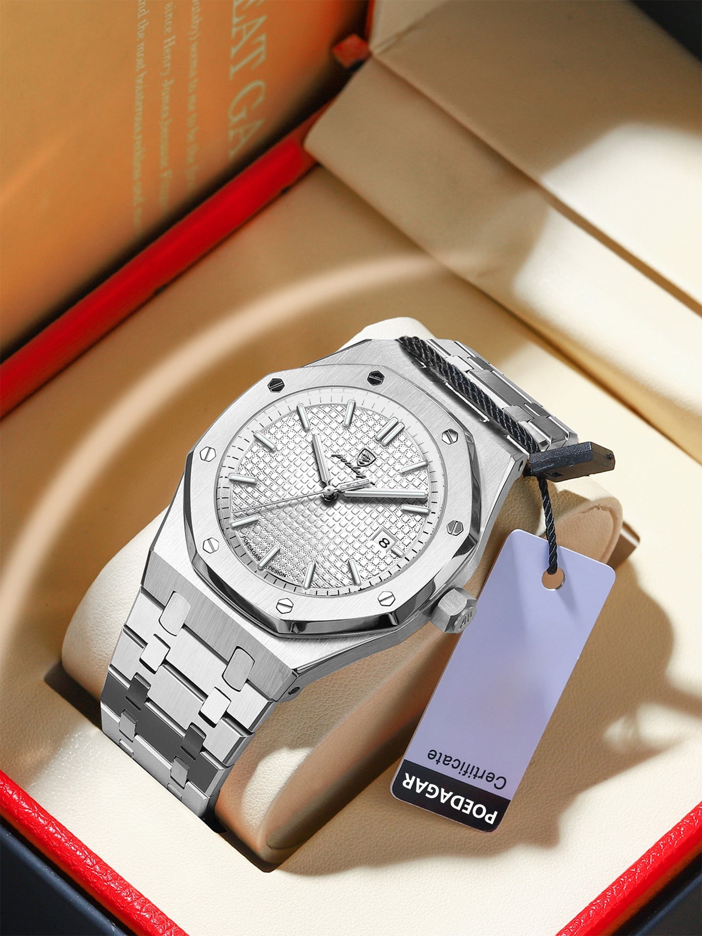 Quartz Watch with Stainless Steel Strap