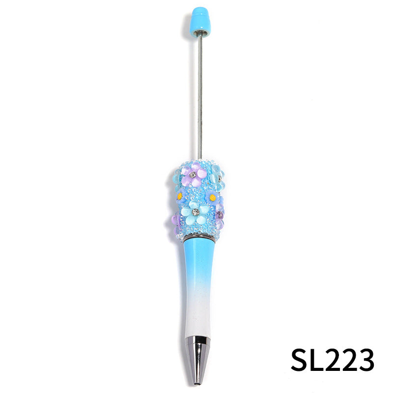 Creative DIY Flower Beaded Ballpoint Pen