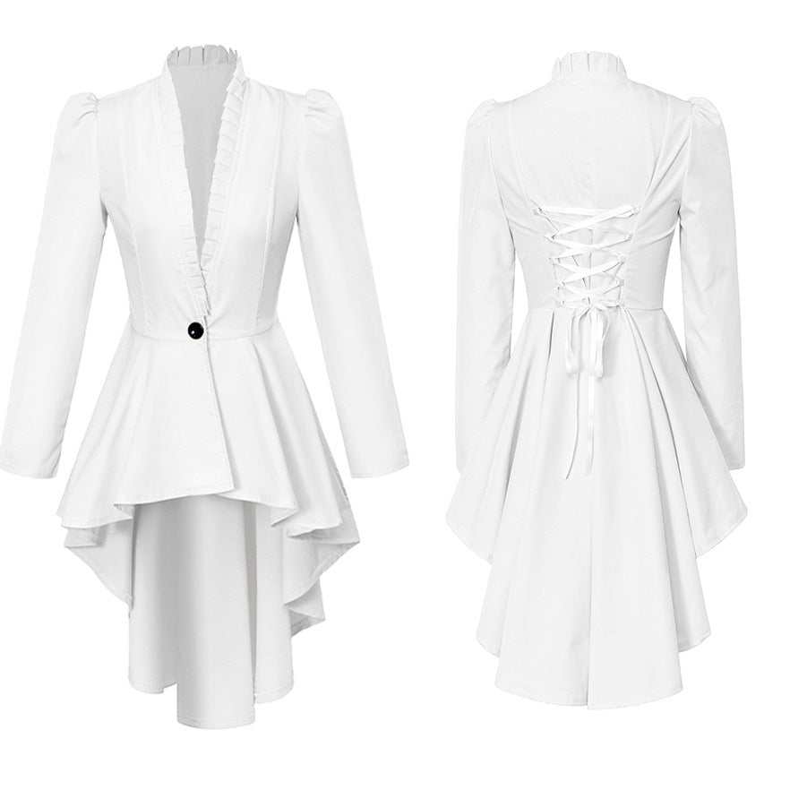 Victorian Steampunk Women's Tuxedo Dress