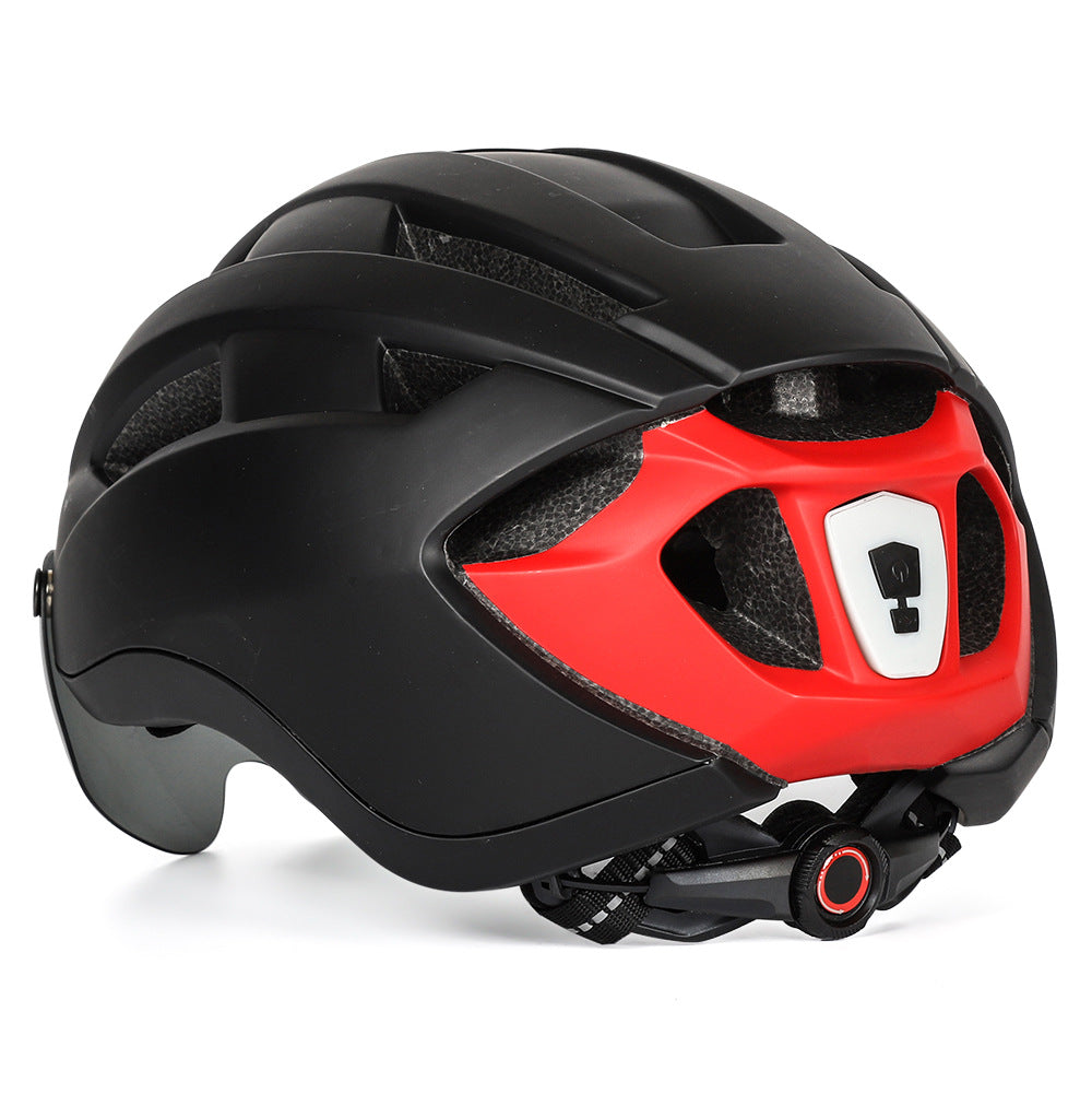 Magnetic Lens Bike Helmet for Outdoor Cycling