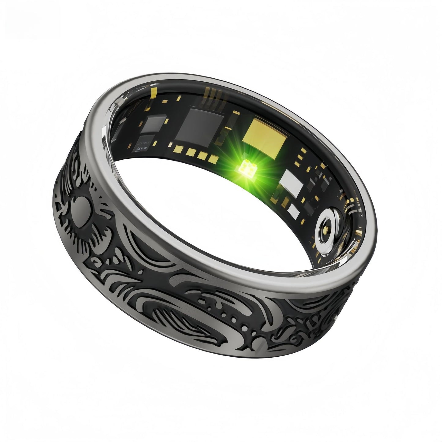 Smart Ring W9 Unisex Health Fitness Tracker Heart Rate Blood Oxygen Sleep Monitor