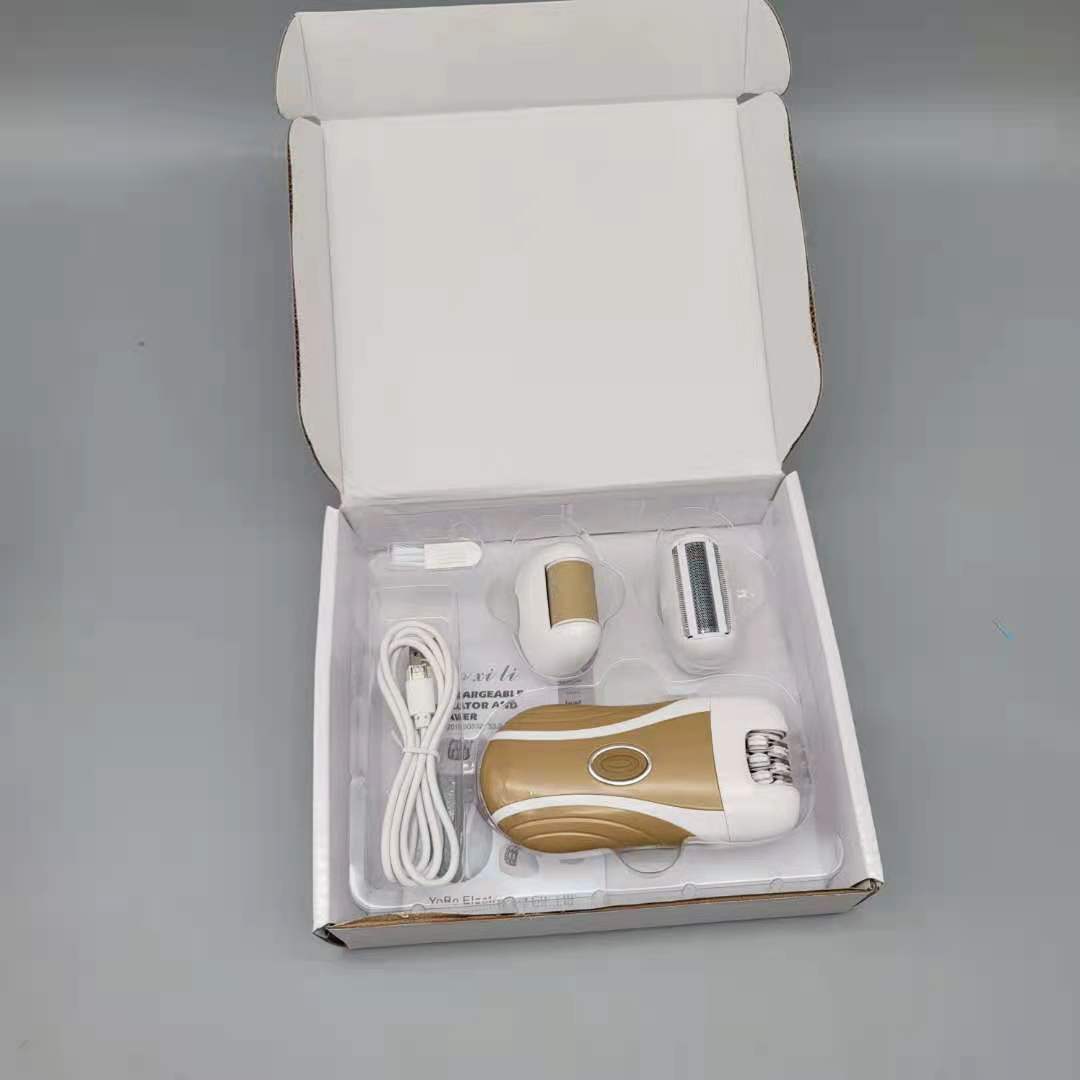 Electric Mini Hair Remover with Multi-Replacement Heads