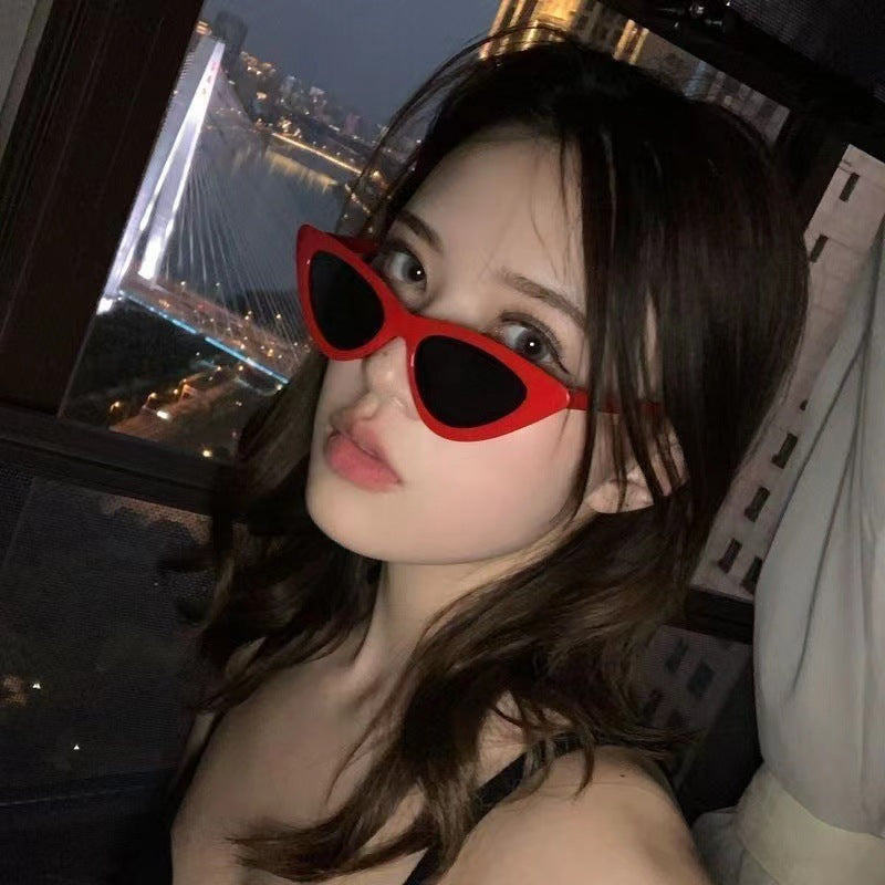 Fashion Cat-Eye Triangle Sunglasses with UV Protection