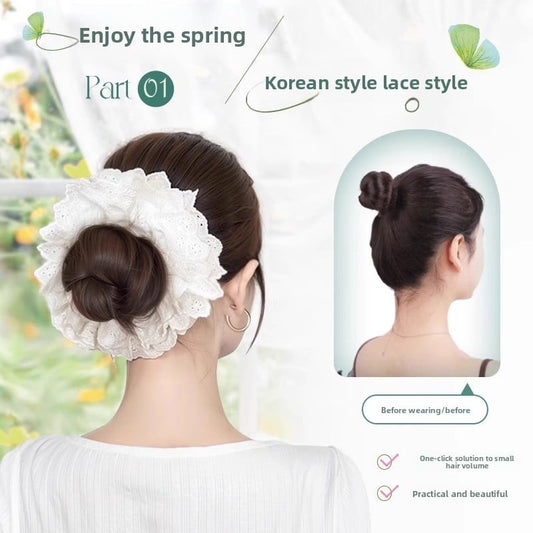 Lace Hair Bun for Women