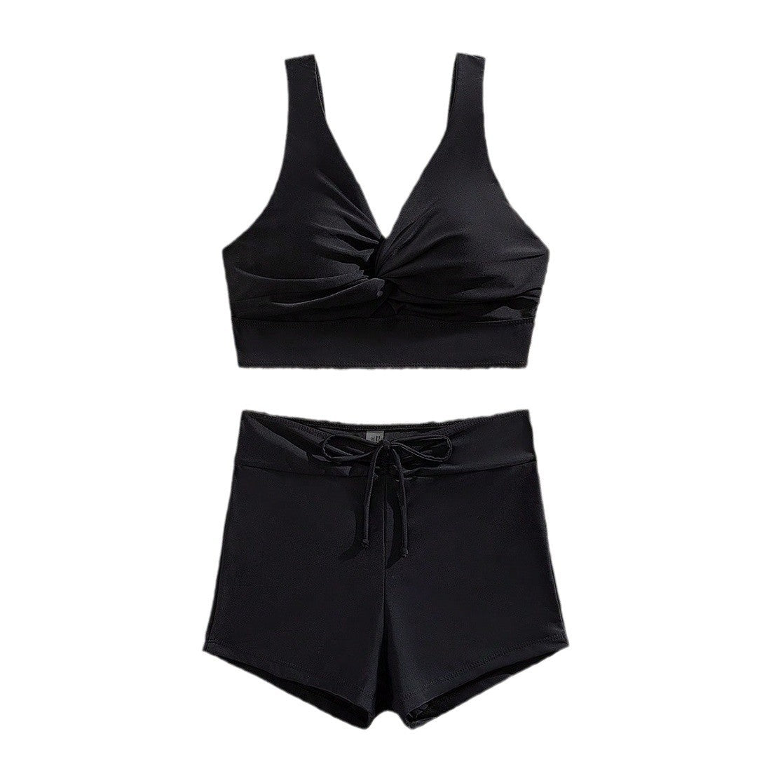 Women's Solid Color Split Bikini Swimsuit