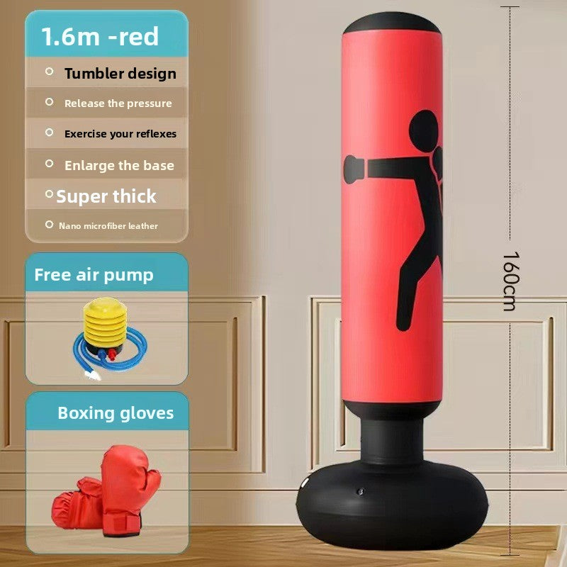 Inflatable Punching Bag for Kids Fitness Training