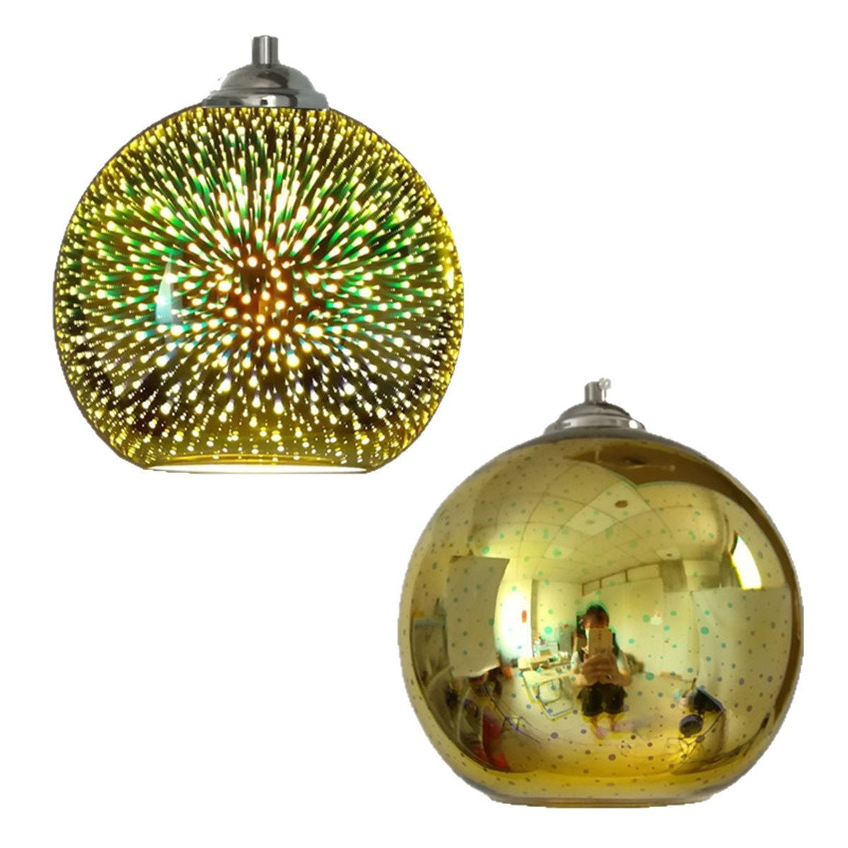 3D Glass Ball Pendant Lamp