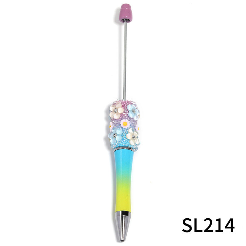 Creative DIY Flower Beaded Ballpoint Pen