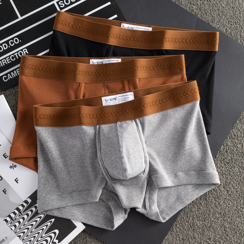 Men's Cotton U-Convex Boxer Briefs