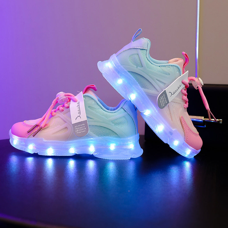 Rechargeable LED Light Up Shoes for Kids - Boys & Girls