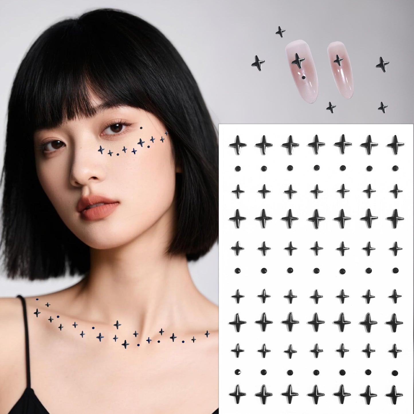 Halloween Face Stickers for Horror Makeup