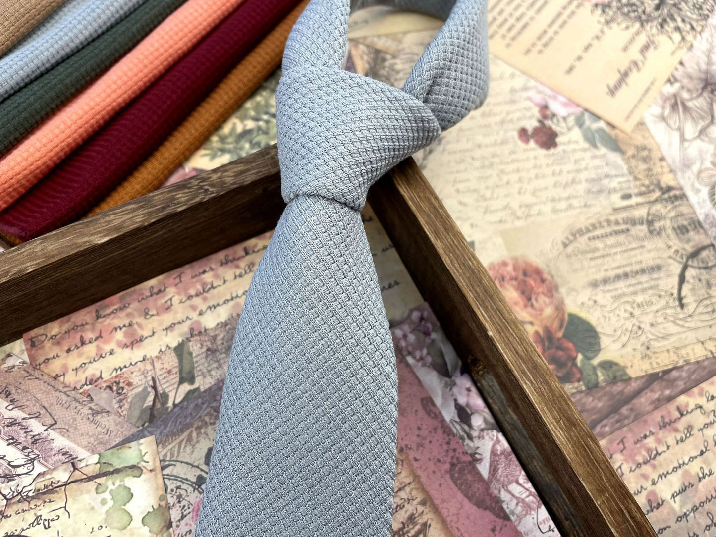 Cotton Knit Tie