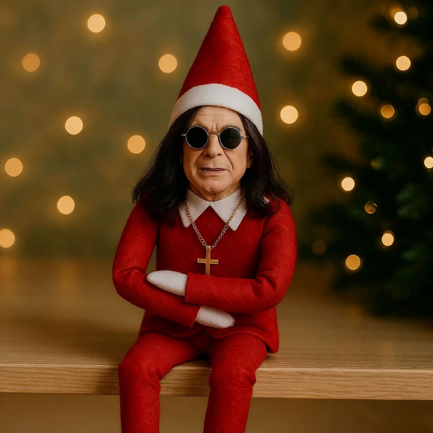 Christmas Elf Doll Stormtrooper Style Holiday Decoration