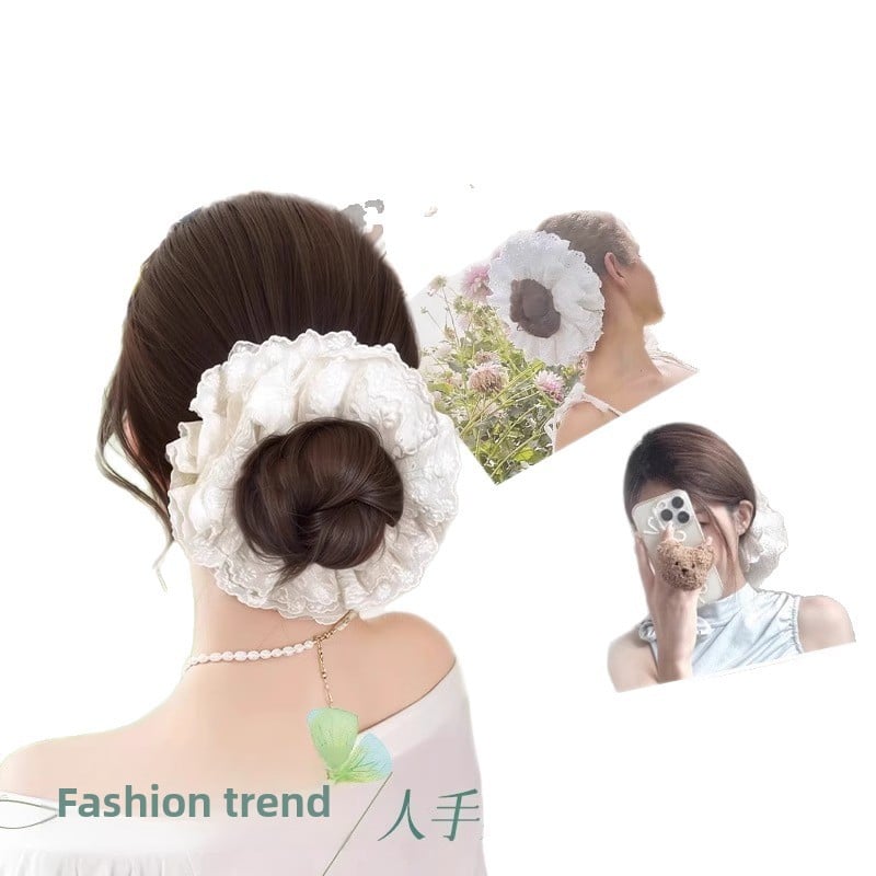 Lace Hair Bun for Women