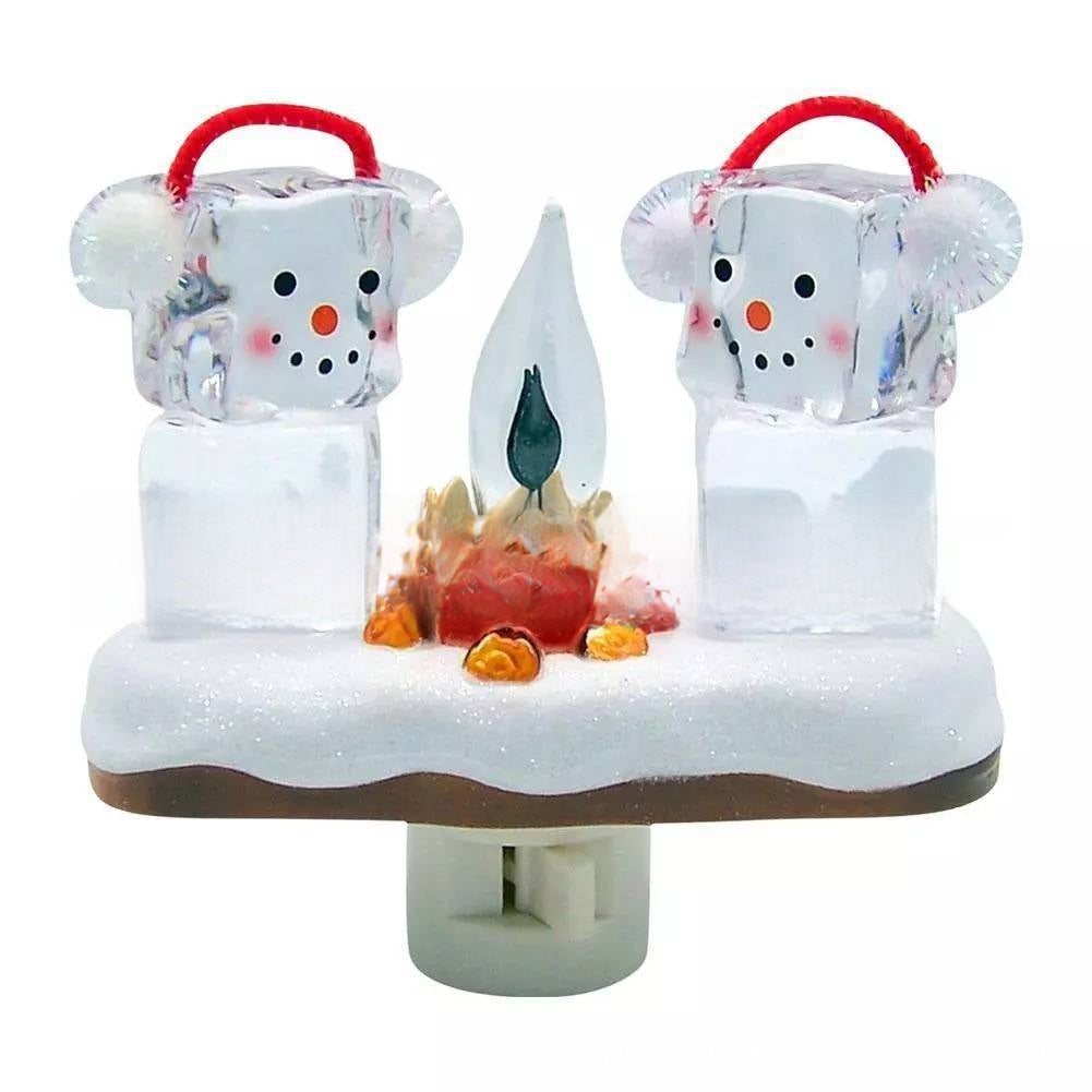 Ghost Campfire Flickering LED Night Light