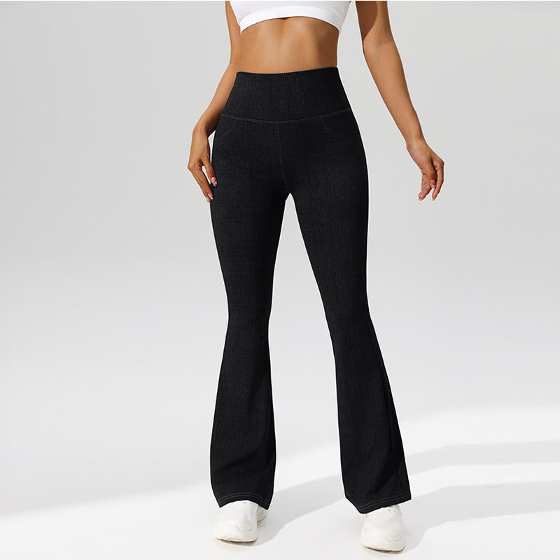 Women's High Waist Flared Pants