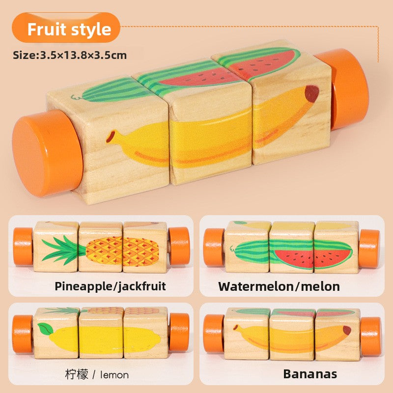 Wooden Rotating Puzzle Toy