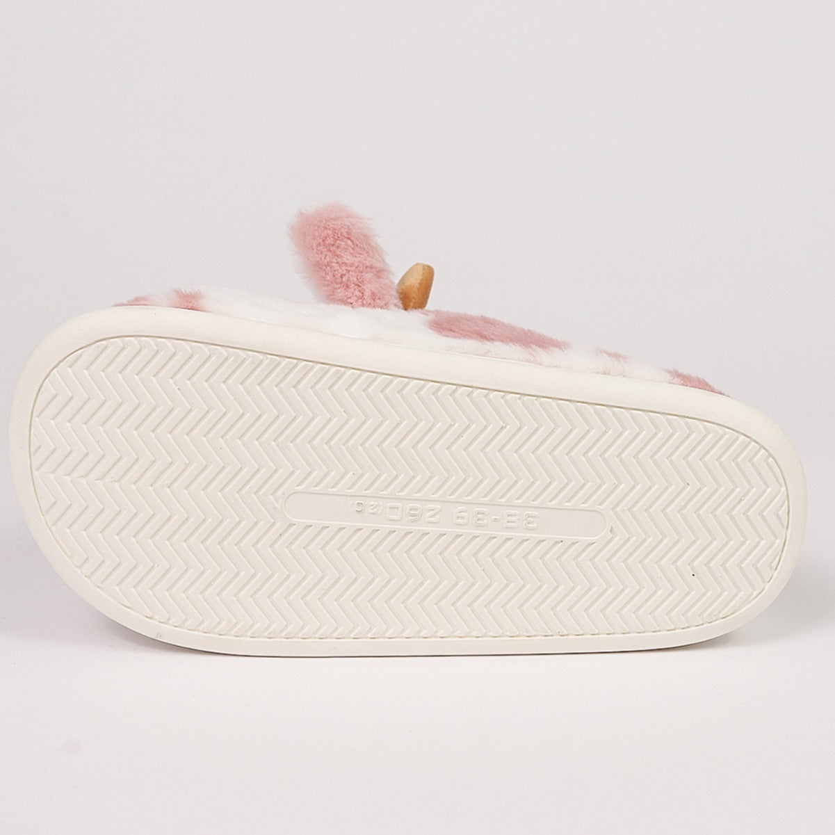 Plush Fleece-Lined Indoor Slippers with Anti-Slip Sole