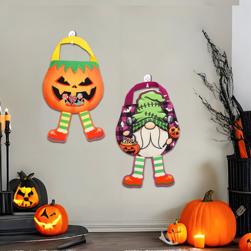 Halloween Candy Bag Kids Printing Pumpkin