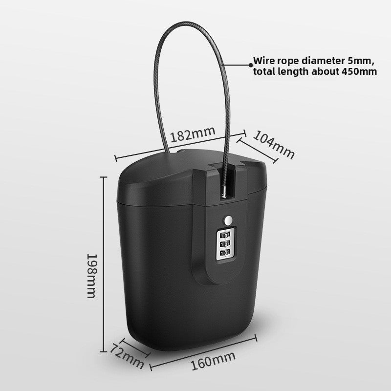 Portable Password Lock Storage Box