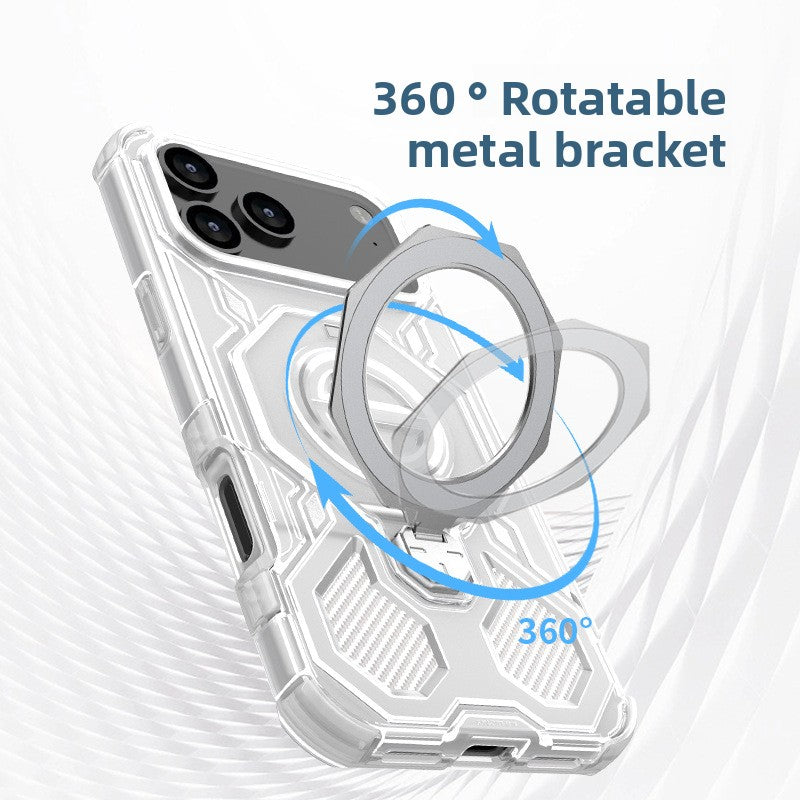 Magnetic Transparent Airbag Shockproof Phone Case