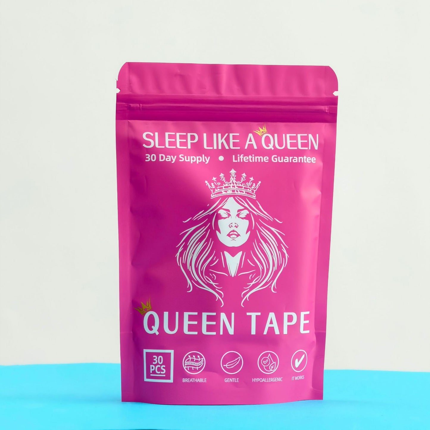 Lip Shaped Sleep Tape for Mouth Closure