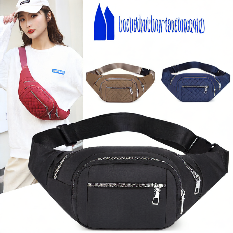 Multifunctional Water-resistant Oxford Cloth Waist Bag