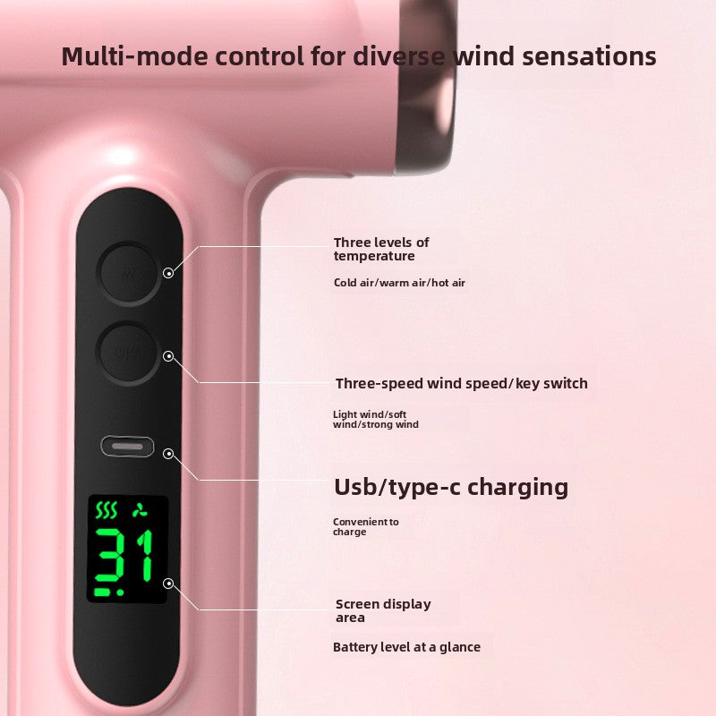 Rechargeable USB Hair Dryer