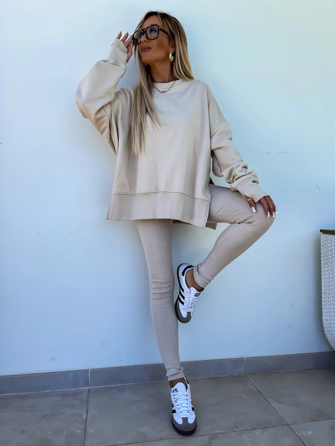 Women's Casual Sweatshirt and Pants Set