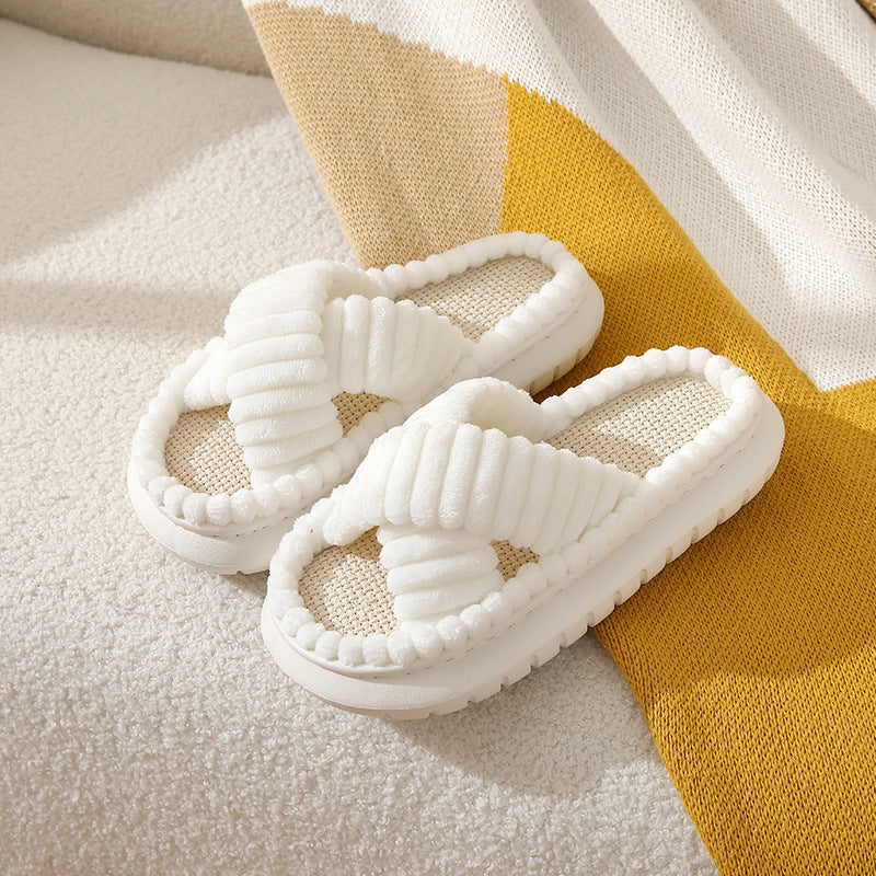 Plush Cotton Slippers