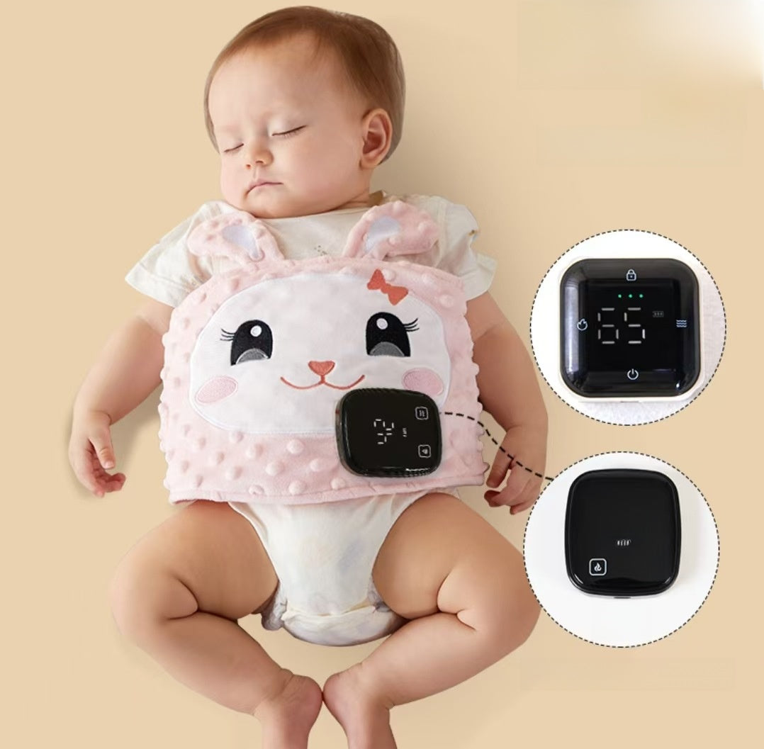 Baby Gas Relief Heat Belt with Adjustable Wrap