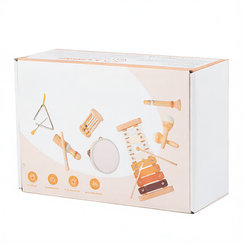 Wooden Orff Musical Instrument Set for Kids Early Education